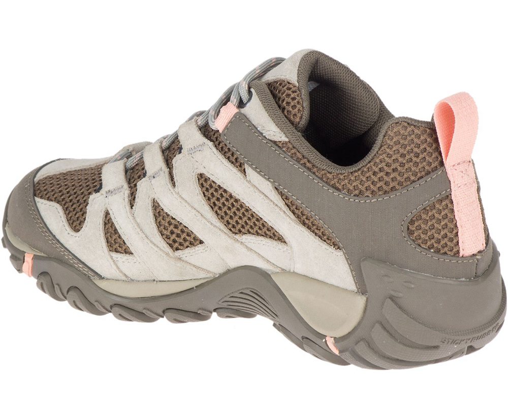 Merrell Hiking Shoes Grey - Alverstone Waterproof - Womens 80WSFHRVQ
